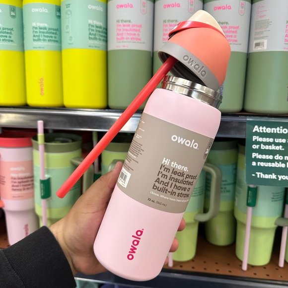 Owala Freesip 32oz Water Bottle Whole Foods Exclusive Peachy Rose NEW!!! - Picture 5 of 8